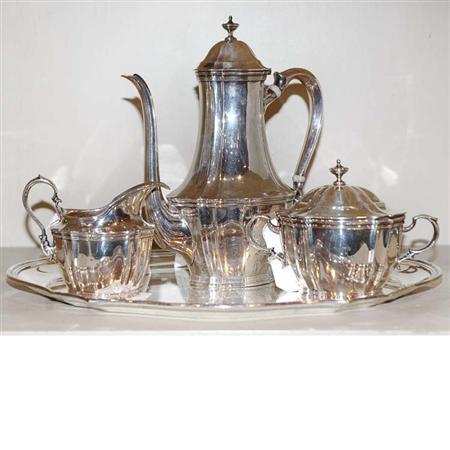 Appraisal: Tiffany Co Makers Sterling Silver Demitasse Service Estimate -