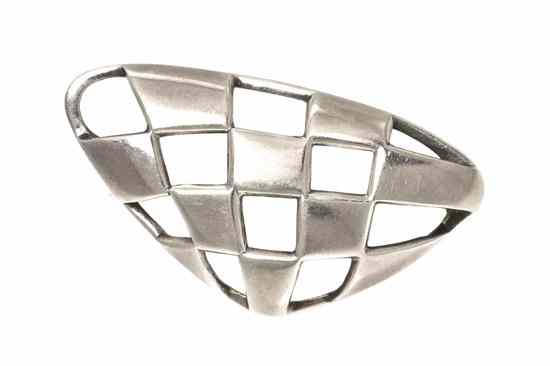 Appraisal: A Sterling Silver Brooch Angela Cummings for Tiffany Co s