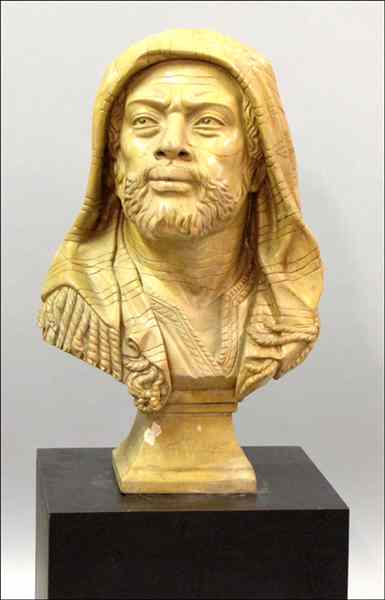 Appraisal: ITALIAN MARBLE BUST OF A BEARDED MAN Height '' Condition