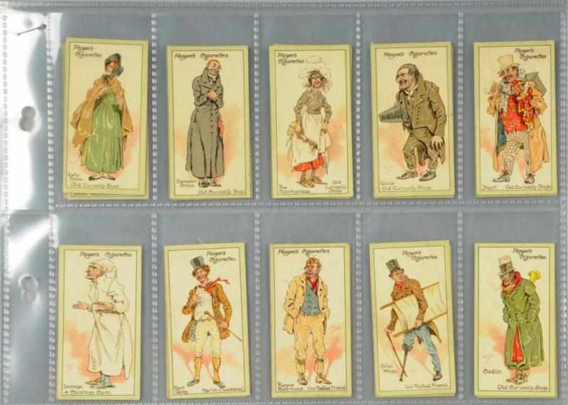 Appraisal: Lot of Charles Dickens Tobacco Card Sets Description This lot