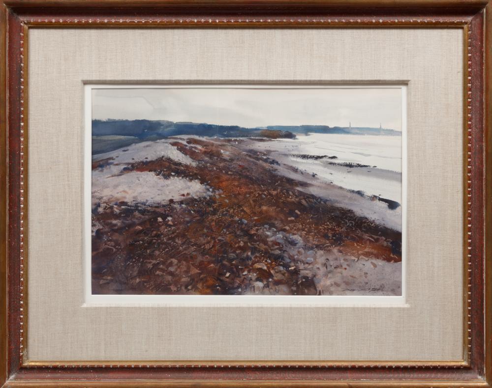 Appraisal: Don Stone American Maine - Cape Hedge Study watercolor on