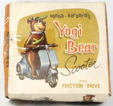 Appraisal: Louis Marx and Co Yogi Bear Scooter in Original Box