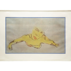 Appraisal: Francesco Clemente Italian b Semen color etching and aquatint with