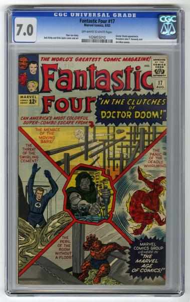 Appraisal: Fantastic Four CGC Marvel Comics Stan Lee story with Jack