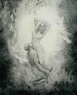 Appraisal: Norman Lindsay - Virtue etching and aquatint signed and dated