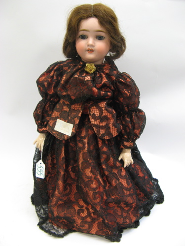 Appraisal: J D KESTNER JR GERMAN BISQUE HEAD GIRL DOLL Bisque