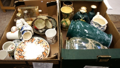 Appraisal: A collection of items to include Large vases Aynsley are