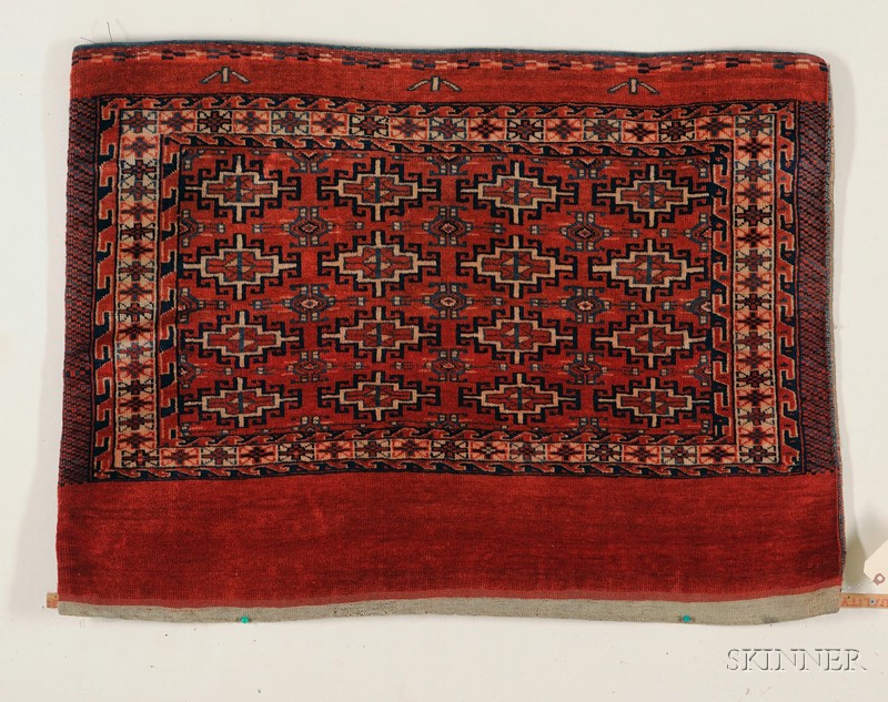 Appraisal: Yomud Chuval West Turkestan late th century very small creases