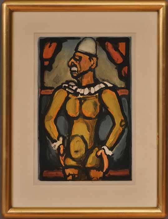 Appraisal: GEORGES ROUAULT - TRISTE OS FROM CIRQUE DE L'ETOILE FILANTE