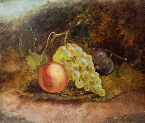 Appraisal: AMERICAN SCHOOL TH CENTURY STILL LIFE Oil on canvas x