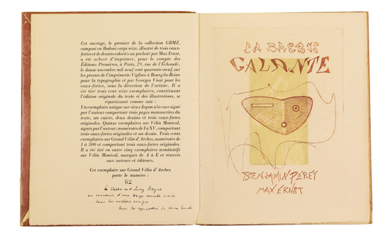 Appraisal: INSCRIBED BY ERNST ERNST MAX and PERET BENJAMIN La Br