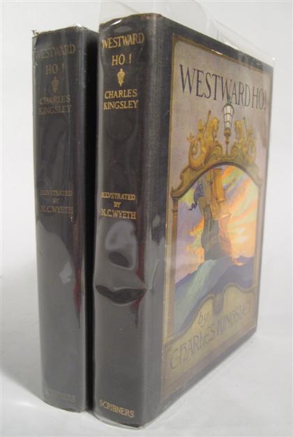 Appraisal: vols Wyeth N C illustrator Kingsley Charles Westward Ho New