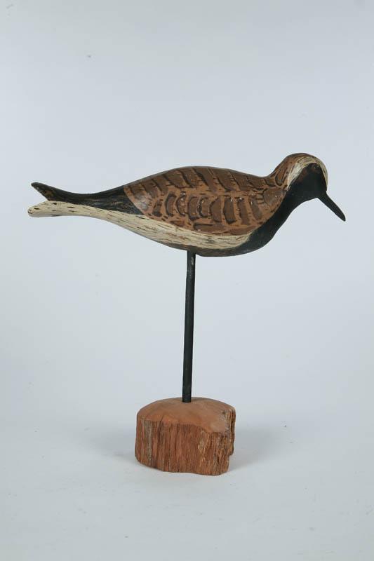 Appraisal: SHOREBIRD CARVING Nantucket late th-early th century Plover with original