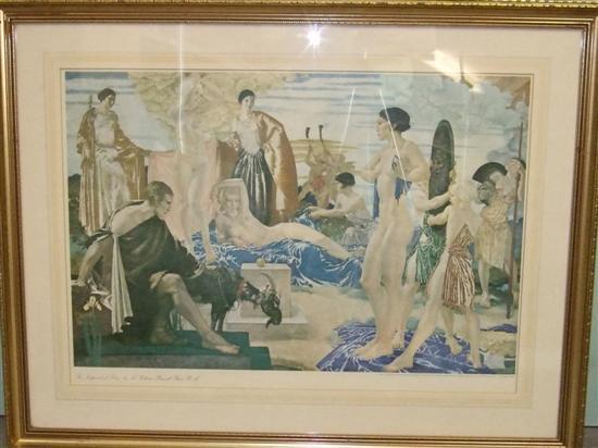 Appraisal: After Sir William Russell Flint 'The Judgment of Paris' from