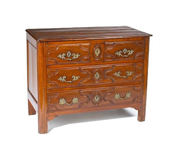 Appraisal: A R gence walnut commode first quarter th century The