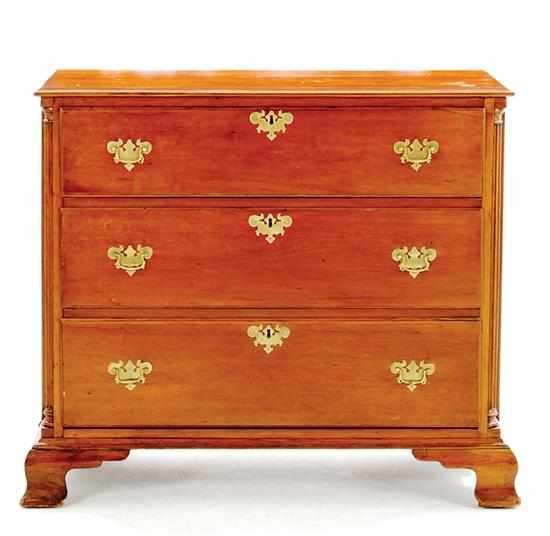 Appraisal: Chippendale cherry chest of drawers Mid-Atlantic states late th century