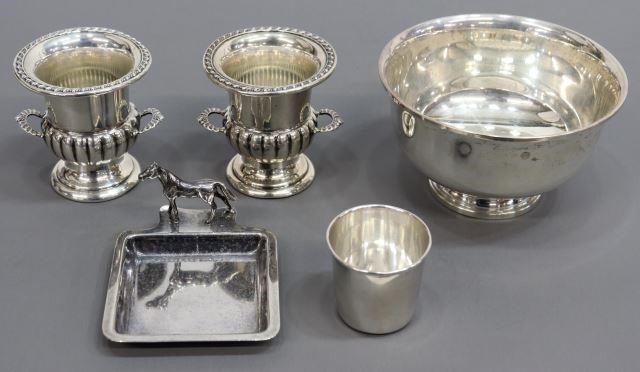 Appraisal: lot of Small sterling silver tableware including Wallace miniature urns