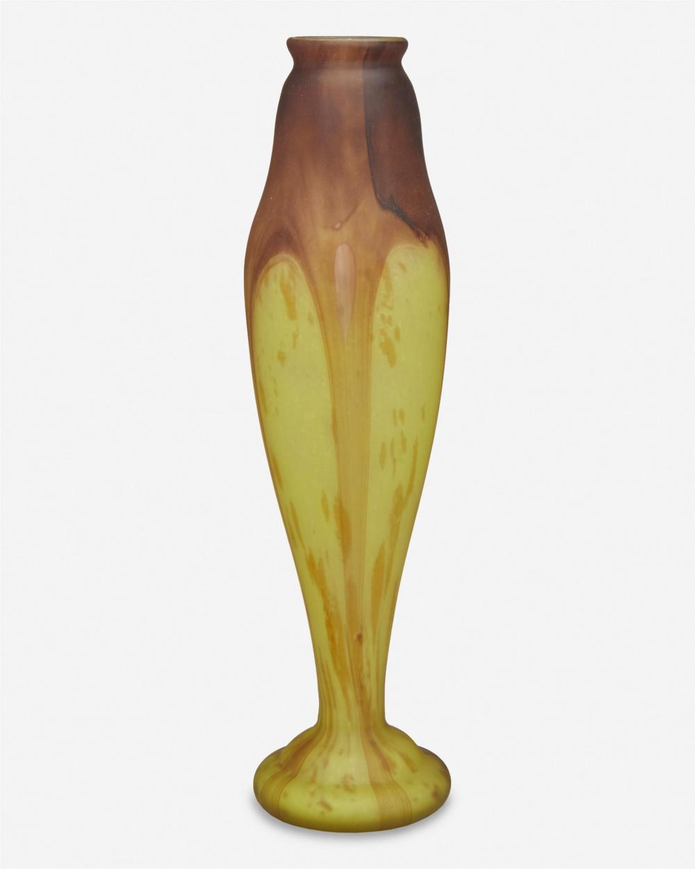 Appraisal: A Charles Schneider art glass vase Circa - Epinay-sur-Seine France