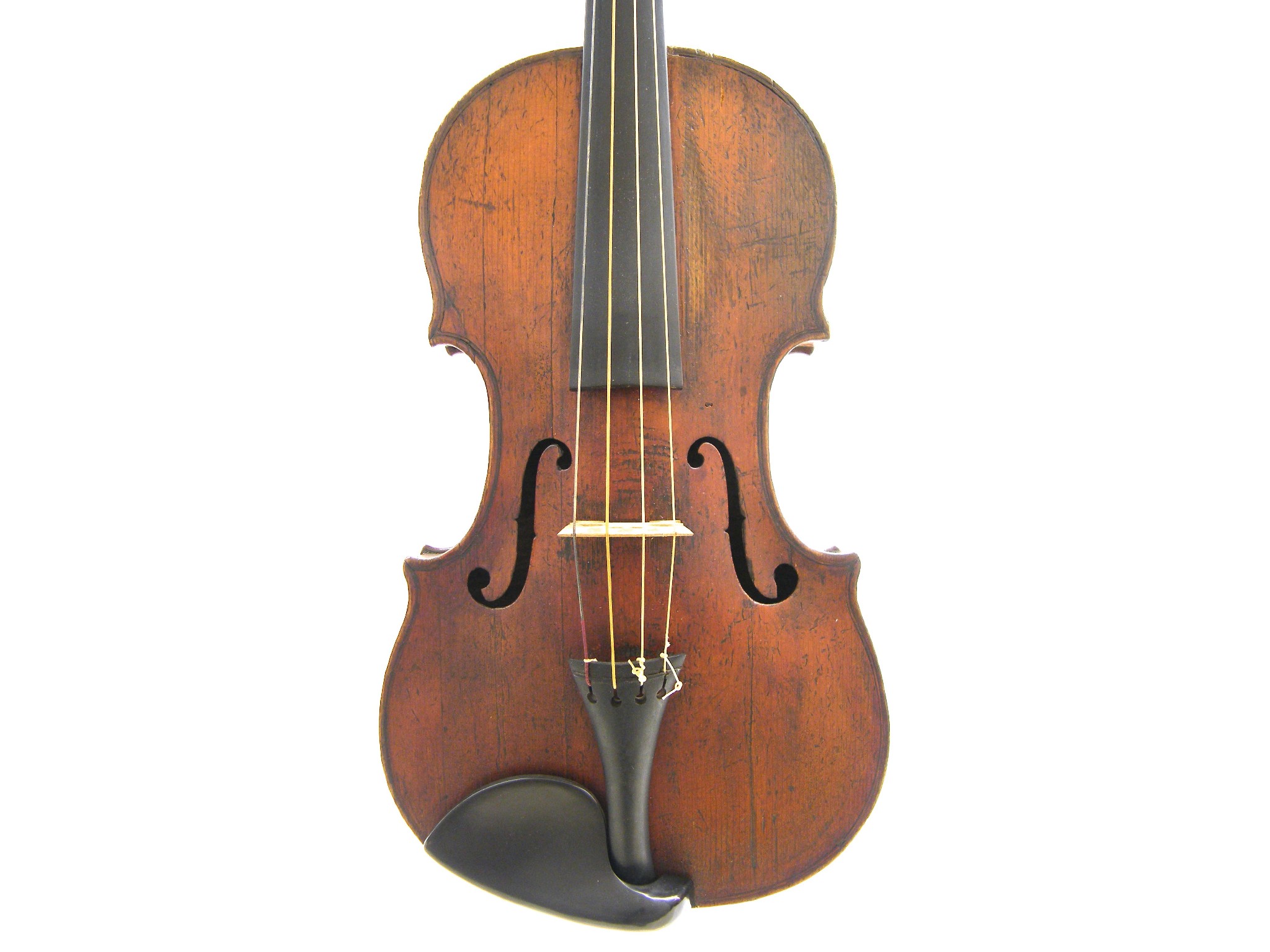 Appraisal: English violin in need of extensive restoration stamped Banks below