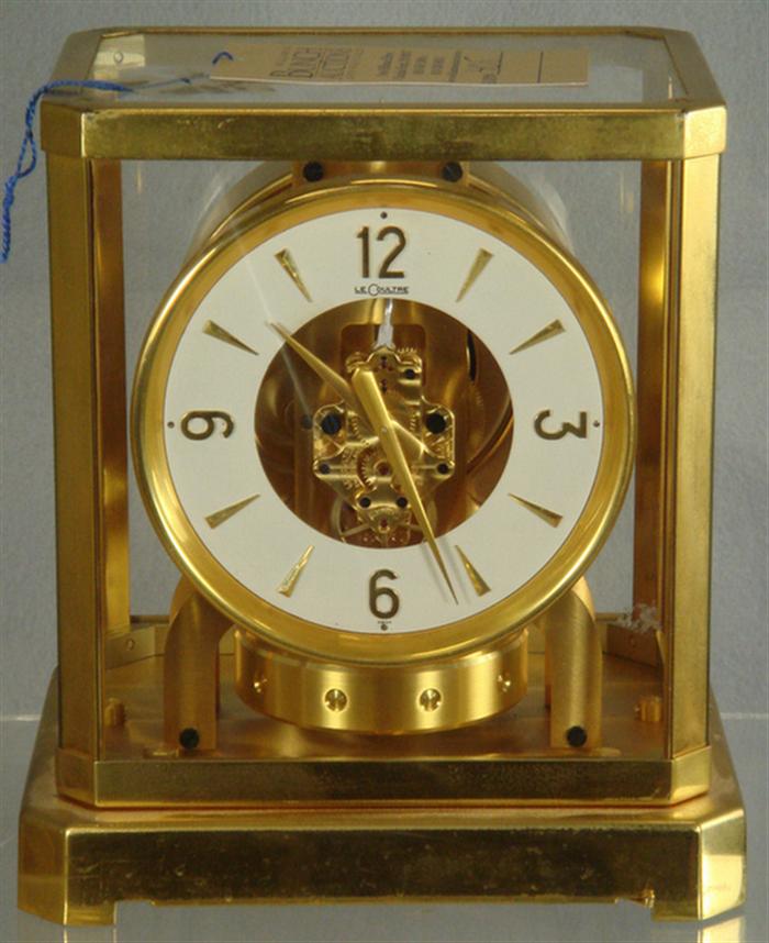 Appraisal: Jaeger LeCoultre Atmos clock Caliber serial No front door h