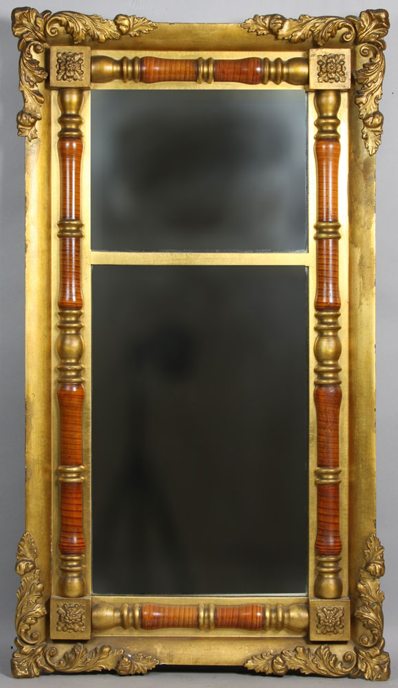 Appraisal: - Early th C Sheraton Mirror Early th century Sheraton