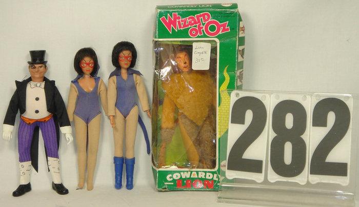 Appraisal: Lot of Mego Action Figure Dolls Set of The Wizard