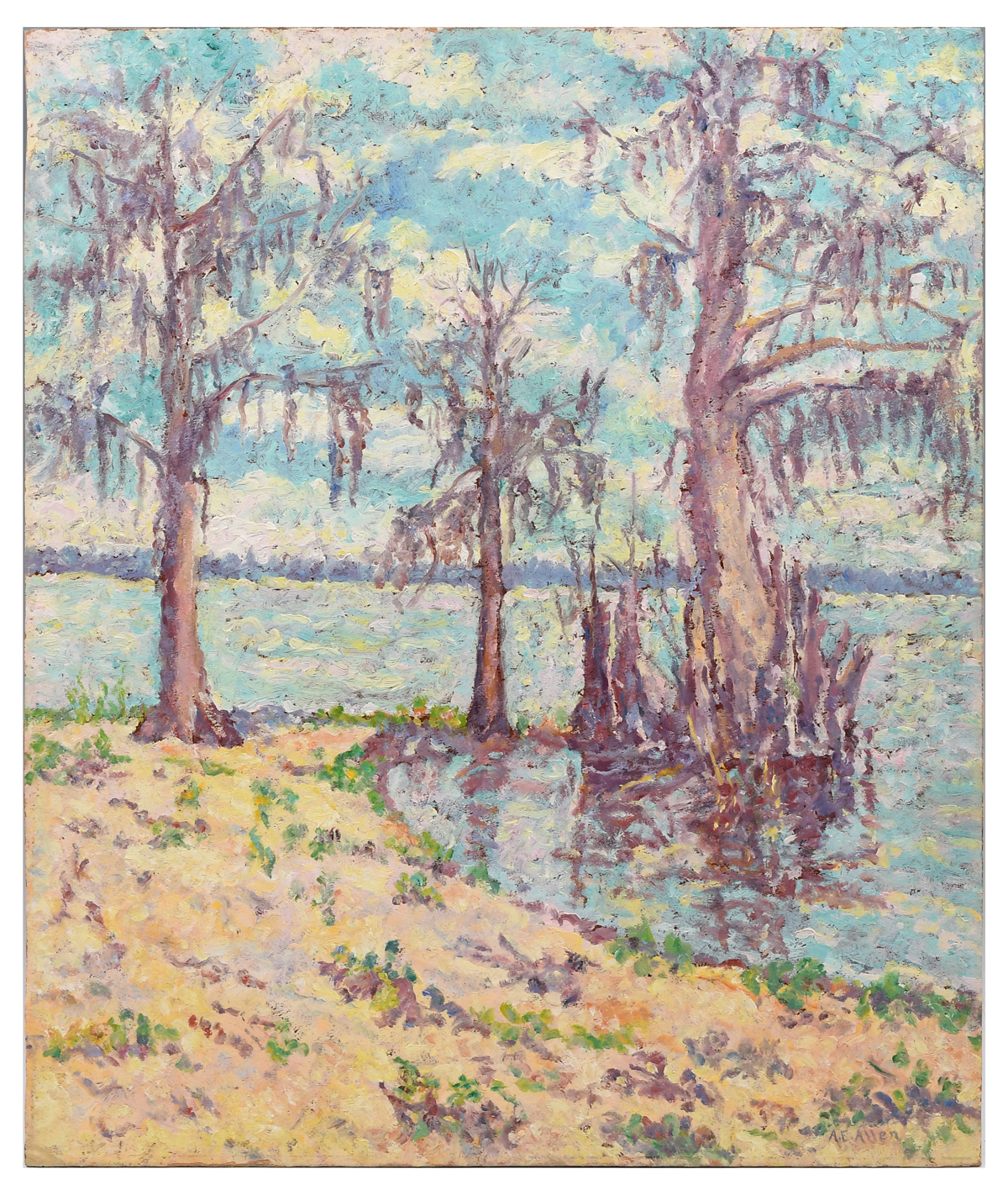 Appraisal: ALLEN Anna Elizabeth American - ''Lake Monroe'' Oil Board ''