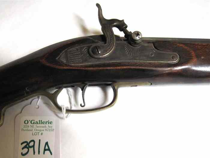 Appraisal: JUKAR PERCUSSION BLACK POWDER RIFLE caliber '' octagonal barrel two