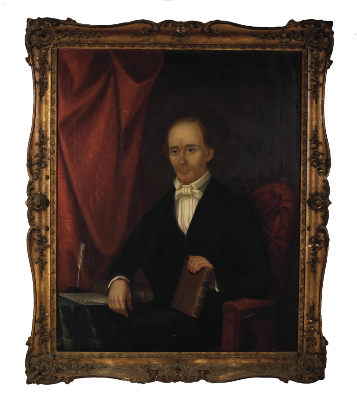 Appraisal: WILLIAM S GOOKIN AMERICAN ACT - PORTRAIT OF DR JAMES