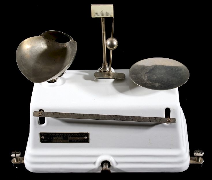 Appraisal: Early th Century Torsion Balance Co Candy scale Featured in