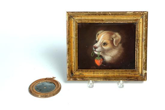 Appraisal: TWO FRAMED PIECES American early th century Pastel of a