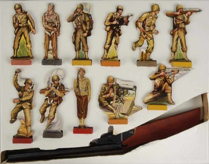 Appraisal: Set of Marx World War II Soldiers Description American Includes