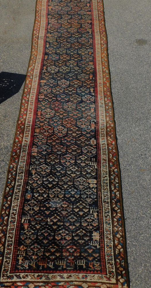 Appraisal: ANTIQUE NW PERSIAN FT RUNNER Antique Northwest Persian hall runner