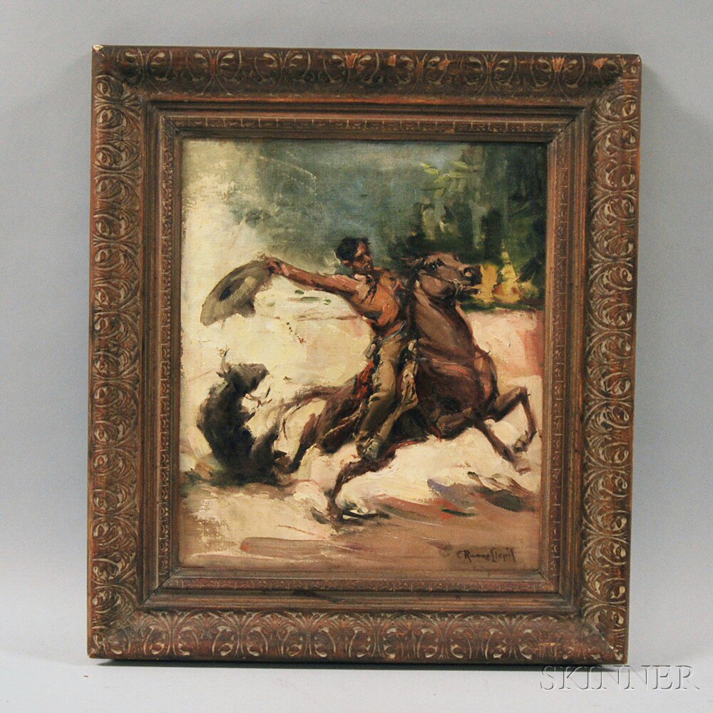 Appraisal: Carlo Ruano Llopis Spanish - The Rodeo Signed C Ruano