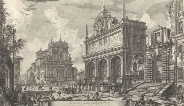 Appraisal: GIOVANNI BATTISTA PIRANESI ITALIAN - x plate x sheet Veduta