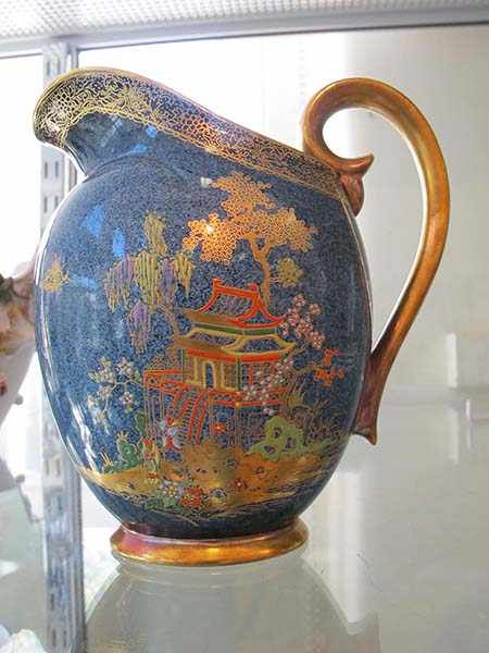 Appraisal: CARLTON WARE ENAMELLED PAGODA DECORATED JUG