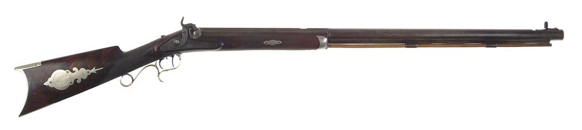 Appraisal: J HARDING PERCUSSION TARGET HUNTING RIFLE Cal About NSN Fine