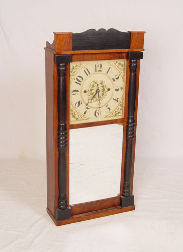 Appraisal: th CENTURY JONATHAN BURR WALL CLOCK Circa early to mid