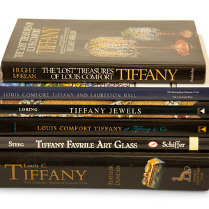 Appraisal: Six Coffee Table Books on Tiffany comprising Tiffany Jewels by