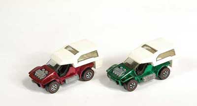 Appraisal: Hot Wheels Redline a pair of Power Pad Cars -