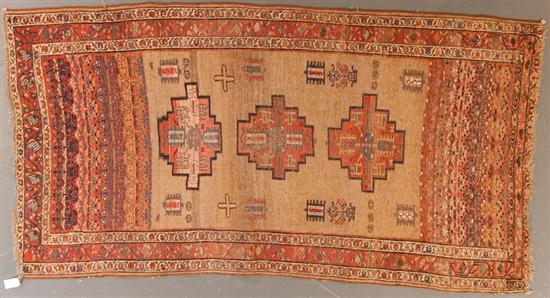 Appraisal: Antique Kurd Bijar rug Persia circa x