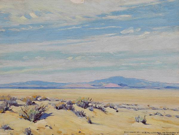 Appraisal: n a Clyde Forsythe - Warmth of the Desert Sun