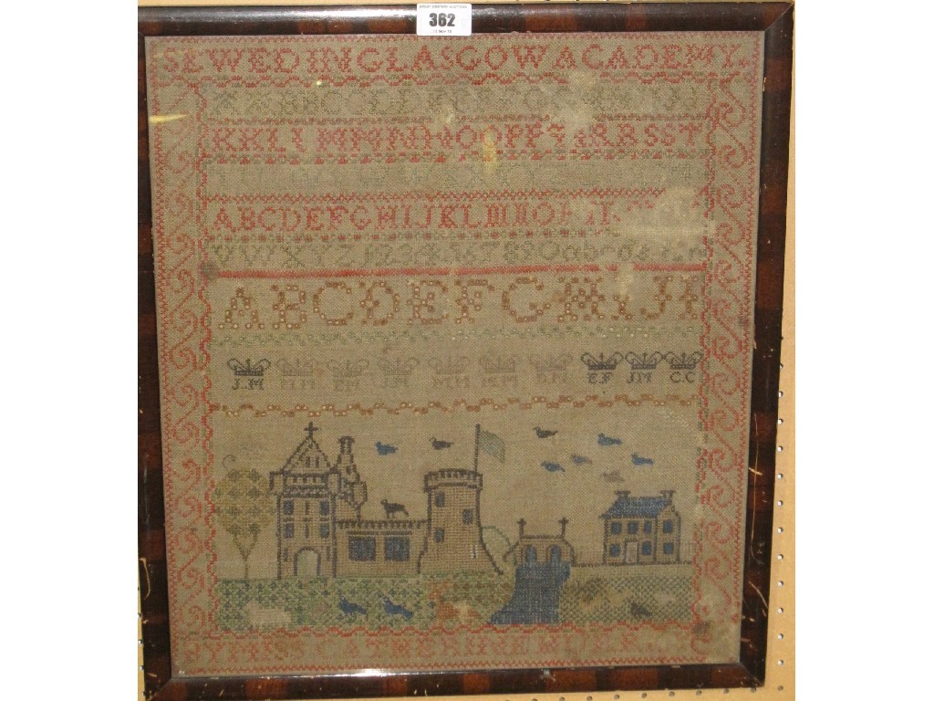 Appraisal: Framed sampler