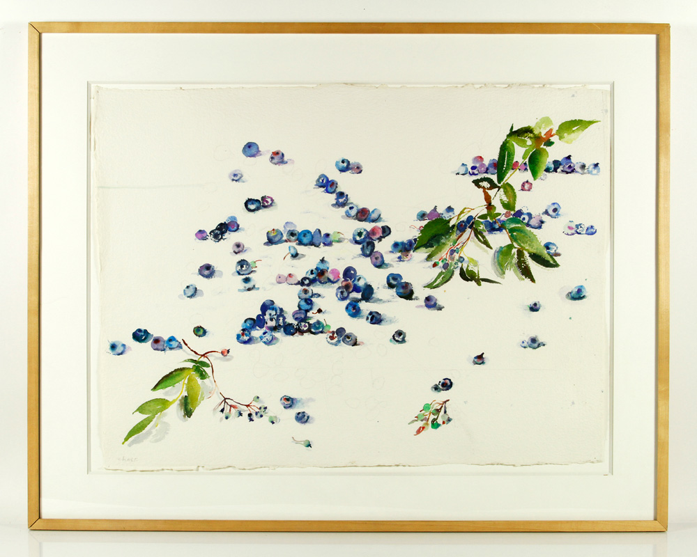 Appraisal: - Chaet Blueberries W C Bernard Chaet American - Blueberries