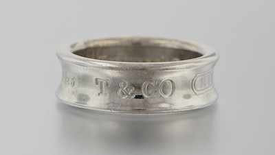 Appraisal: A Tiffany Co Sterling Silver Ring From the series in