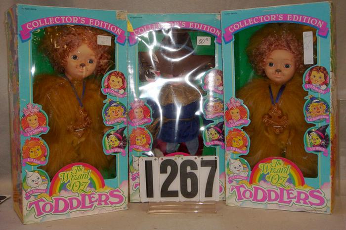 Appraisal: Lot of Wizard of Oz Collector Toddler dolls Scarecrow Cowardly