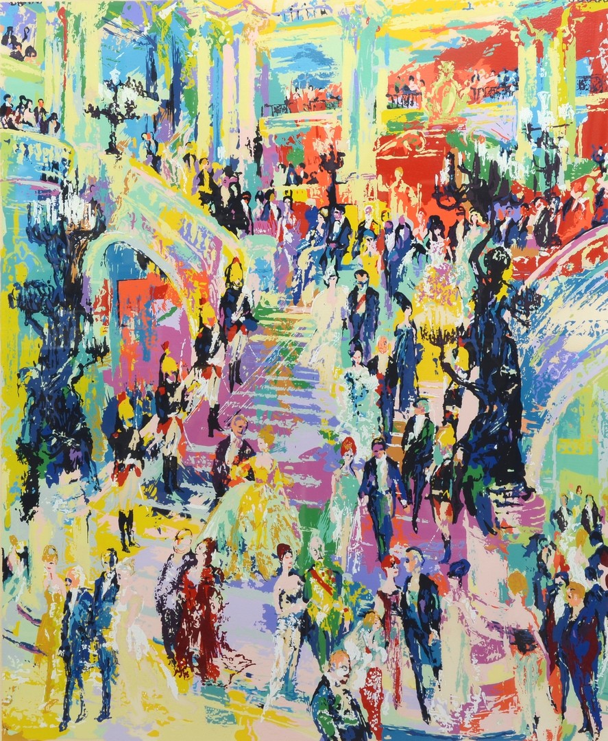 Appraisal: Leroy Neiman American b serigraph Le Grand Escalier De L'Opera