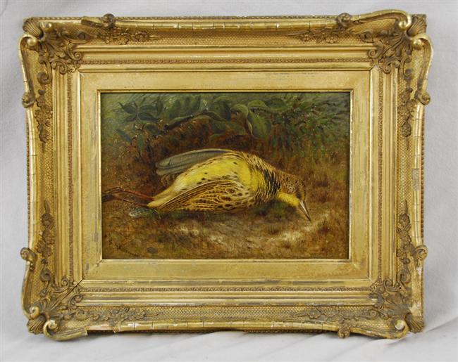 Appraisal: SAMUEL A KILBOURNE American - MEADOW LARK oil on board