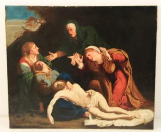 Appraisal: TH C O C PAINTING LAMENTATION OF CHRIST TH C