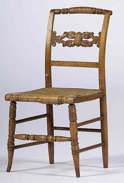 Appraisal: New York Side Chair New York possibly Albany ca -